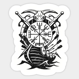 Vegvisir - Viking  Navigation Compass Sticker